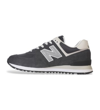 New Balance Leder Turnschuhe 574 grau