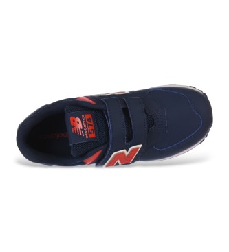 New Balance Scarpe da ginnastica in pelle blu scuro 574 Core con chiusura a strappo