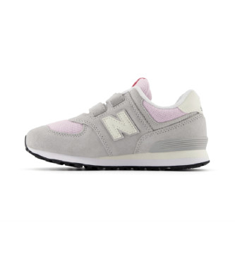 New Balance Lder Sneakers 574 Core Hook & Loop gr, pink