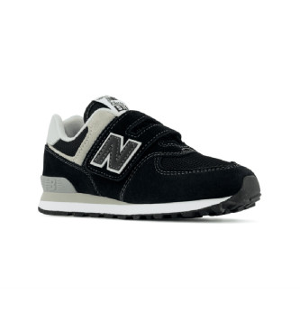 New Balance Leren sneakers 574 zwart