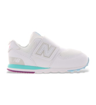 New Balance Tnis 574 New-B Hook & Loop branco