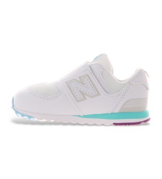 New Balance Trningsskor 574 New-B Hook & Loop vit