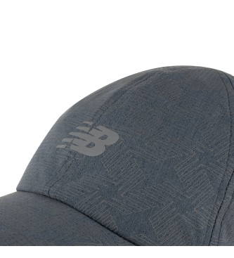 New Balance Gorra 6 Panel Light Speed gris 