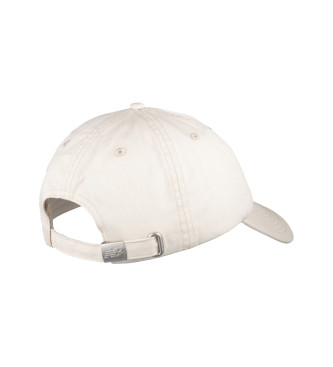 New Balance Cappellino stagionale a 6 pannelli bianco sporco