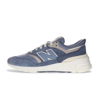 New Balance Skórzane buty sportowe 997R niebieskie