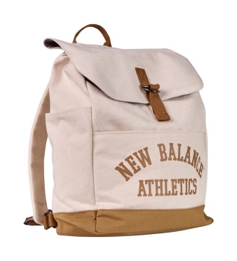 New Balance Beige Canvas Backpack