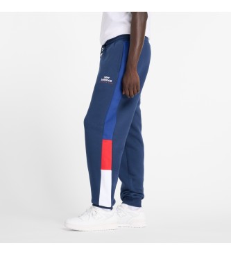 New Balance Pantaloni da jogging classici in pile blu scuro