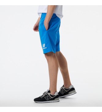 New Balance Shorts NB Essentials Stacked Logo azul