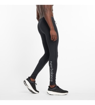 New Balance Hlačne nogavice Sleek Reflective Tight black