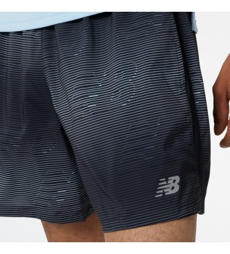 New Balance Shorts Printed Accelerate 5 inch black