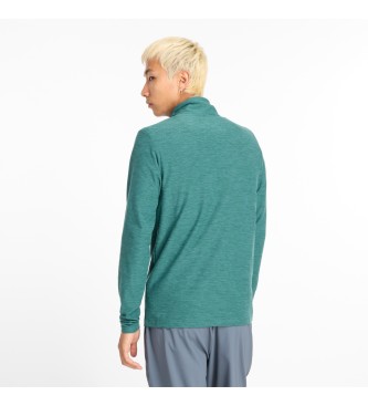 New Balance Space Dye 1/4 Zip trkisfarbener Pullover