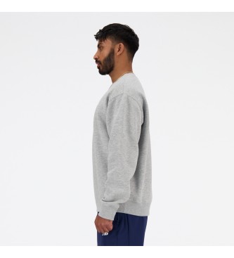 New Balance Sudadera Sport Essentials Fleece Crew gris