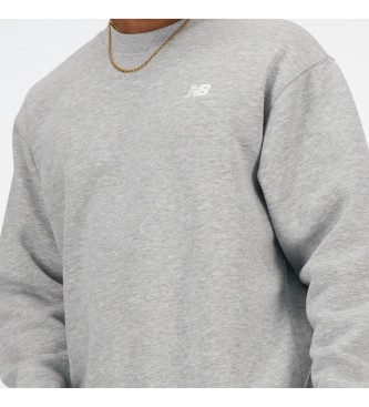 New Balance Sudadera Sport Essentials Fleece Crew gris