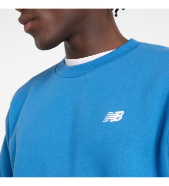 New Balance Felpa girocollo in pile Sport Essentials blu