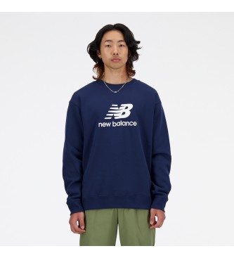 New Balance Sudadera Sport Essentials Fleece Logo marino