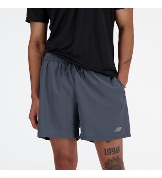 New Balance Short Sport Essentials Forrado 5 cinzento