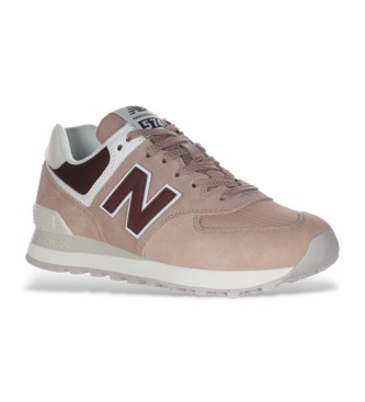 New Balance Zapatillas de Piel 574 taupe