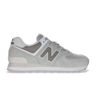 New Balance Tnis de couro 574 cinzento