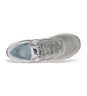 New Balance Leren sneakers 574 grijs