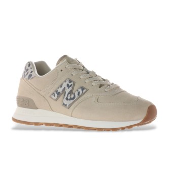 New Balance Beżowe buty treningowe WL574V2