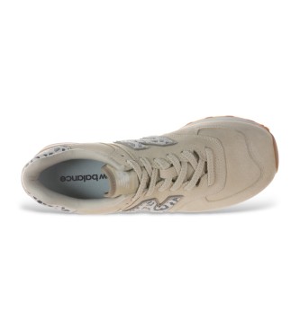 New Balance Beżowe buty treningowe WL574V2