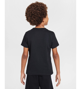 Nike Brandmark stapel t-shirt zwart