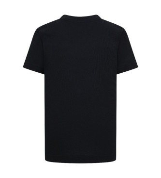 Nike Brandmark stapel t-shirt zwart