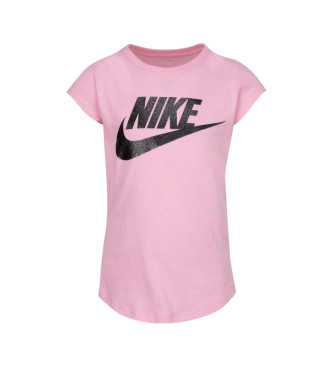 Nike T-shirt Futura cor-de-rosa