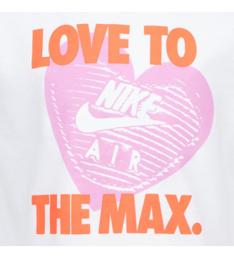 Nike Maglietta Love To Max bianca