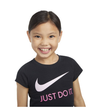 Nike Zwart Swoosh T-shirt