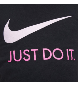 Nike Zwart Swoosh T-shirt