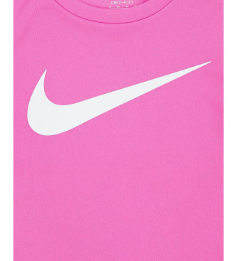 Nike Zestaw spódnica-spodnie Dri-Fit różowy, szary