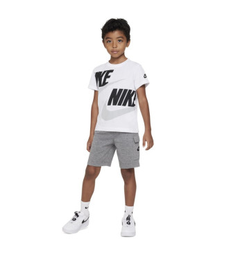 Nike Sport-Cargo-Outfit grau, wei