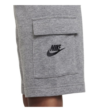 Nike Fato desportivo cargo cinzento, branco