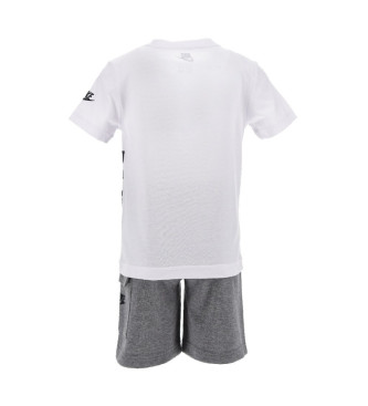 Nike Fato desportivo cargo cinzento, branco