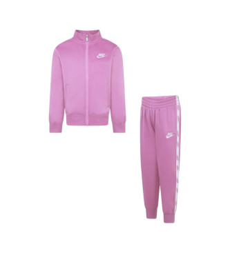 Nike Completo con cerniera completa Set sportivo rosa