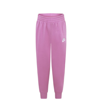 Nike Conjunto desportivo com fecho de correr cor-de-rosa