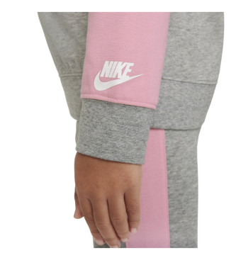 Nike Set sportivo oversize Futura rosa, grigio