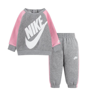 Nike Oversized Futura sports outfit pink, grey