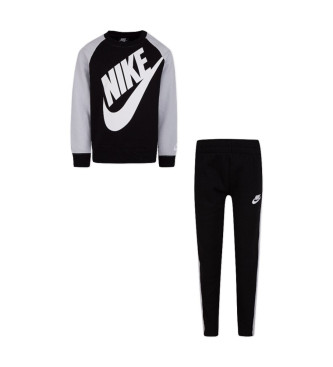 Nike Conjunto Oversized Futura Crew negro