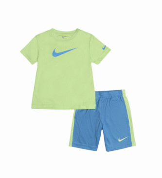 Nike Dri-FIT Swoosh set green, blue