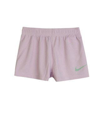 Nike Vitt, lila blommigt sportset