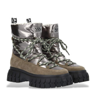 NO NAME Gravitee snow boots brown, silver