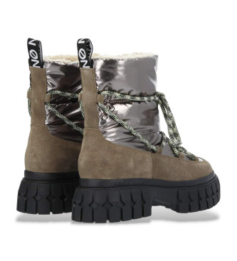 NO NAME Gravitee snow boots brown, silver