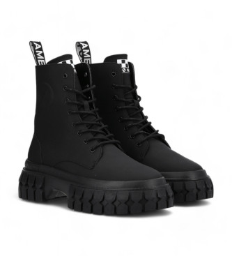 NO NAME Botins em pele Gravity preto