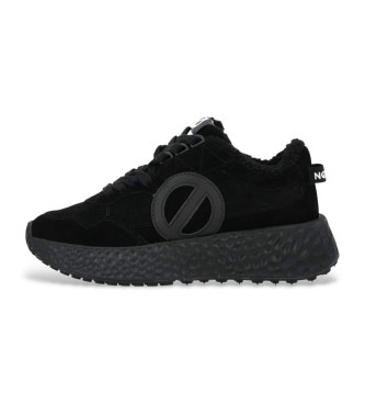 NO NAME Carter Jogger Leder Turnschuhe schwarz