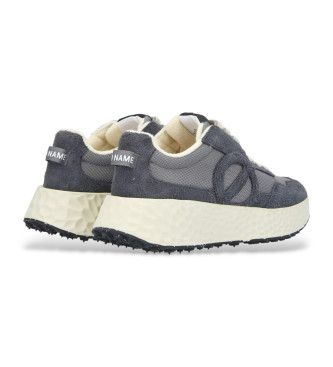 NO NAME Carter Jogger Leder Turnschuhe blau grau