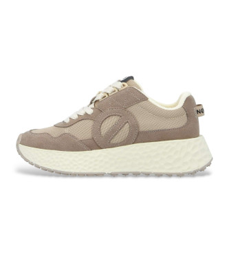 NO NAME Zapatillas de piel Carter Jogger taupe