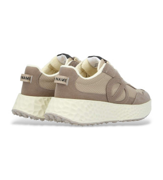 NO NAME Sneaker Carter Jogger in pelle color tortora