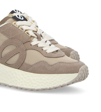 NO NAME Carter Jogger taupe leather trainers